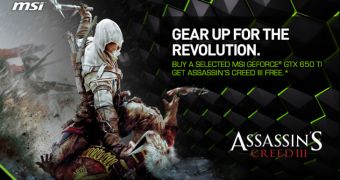 Get Assassin's Creed III For Free by Buying MSI’s GeForce GTX 650 Ti