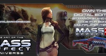 Get the Mass Effect artbook or comic books and receive free DLC