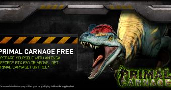 Get Primal Carnage Multiplayer Shooter for Free with EVGA GeForce Graphics Cards