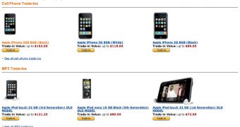 Amazon trade-in program features iDevices