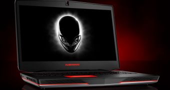 The Alienware 18 features two NVIDIA 780M GPUs with a total 4 GB GDDR5 memory