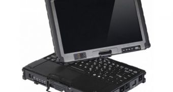 Getac V200 Rugged Convertible Laptop Runs Intel Core i7