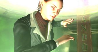 The actress as she will appear in the videogame