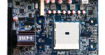 Giada MI-A75 mini-ITX motherboard for AMD Llano processors