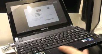 Gigabyte brings ION-powered netbook to CeBIT