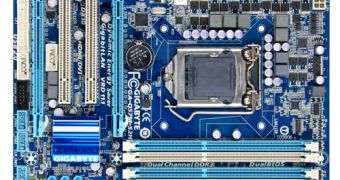 Gigabyte reveals Intel Q57-based motherboard