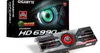 Gigabyte GV-R699D5-4GD-B Radeon HD 6990 based graphics card