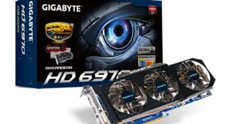 Gigabyte GV-R697OC2-2GD factory overclocked Radeon HD 6970 graphics card