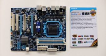 Gigbayte GA-870A-UD3 AMD motherboard