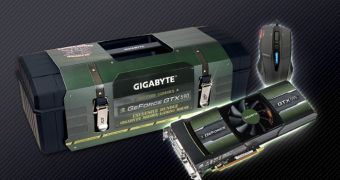 Gigabyte's GTX 590 graphics card comes bundled with M8000X gaming mouse