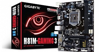 Gigabyte H81M-Gaming 3 motherboard