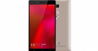Gionee Elife E8, frontal view