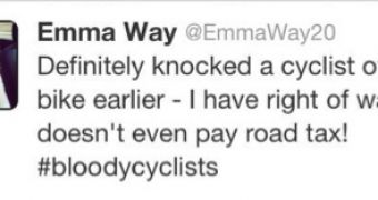 Girl Hits Cyclist, Boasts About It on Twitter, Police @Replies to Her