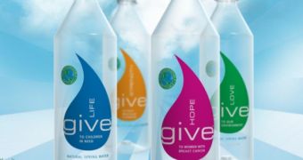 Drink Give, stay healthy, environmentally friendly and considerate for others less fortunate