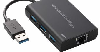 Give Your Ultrabook Ethernet and Three Other Ports Through a Single USB