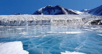 The ices over Antarctica took only 100,000 years to form, which is a very short time in geological terms