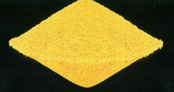 Yellowcake is a mass of uranium oxides, which need to be further refined into pure uranium, for practical applications