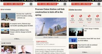 "Globe News" for Android (screenshots)