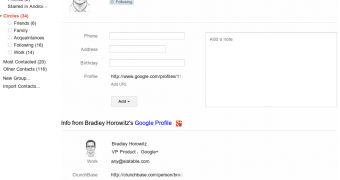 Gmail Contacts Now Includes Google+ Circles