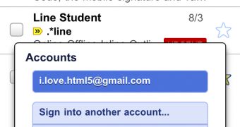 Multiple accounts support in the mobile version of Gmail