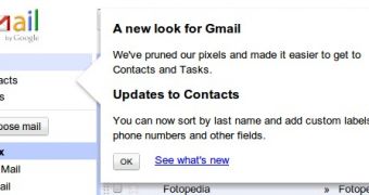 Gmail Gets a Fresh New Look, Revamped Contacts