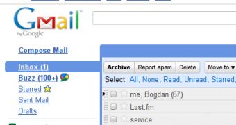 The Gmail logo for the rest of the world
