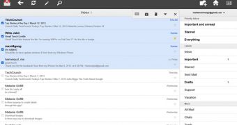 Gmail Touch is available for free for all Windows 8 users