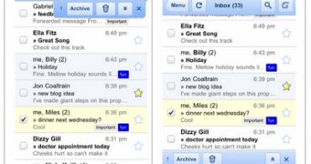 UI changes in Gmail for iOS