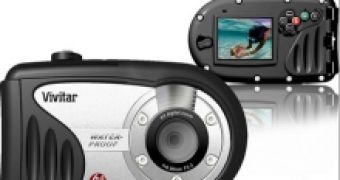 The ViviCam 6200w waterproof camera from Vivitar