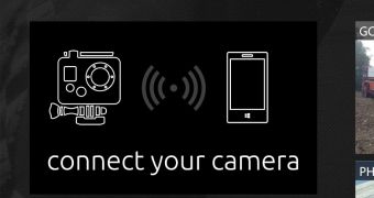 GoPro app for Windows Phone, Connect your camera