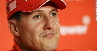 Michael Schumacher as he was before the terrible accident