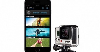 The GoPro mobile app allows access to footage on the camera