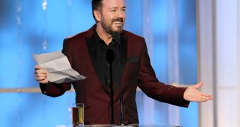 Ricky Gervais says he will not return as host of the Golden Globes in 2013