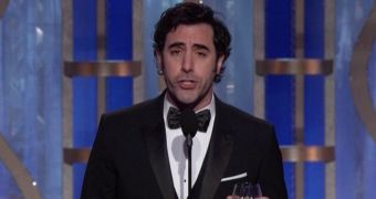 Sacha Baron Cohen gets giggles for his jokes about his “Les Miserables” co-stars