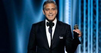 George Clooney is honored for lifetime achievement at the Golden Globes 2015