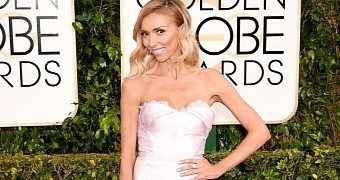 Giuliana Rancic on the red carpet at the Golden Globes 2015