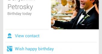 Google+ for Android brings birthday reminders in Google Now