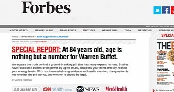 Fake article claims to be from Forbes