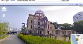 Hiroshima Peace Memorial in Google Street View