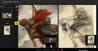 The new compare feature in Google Art Project