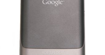The Google Nexus One, manufactured by HTC