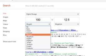 Google Builds a Unit Converter in the Search Page