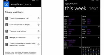 Google Calendar working again in Windows Phone 8.1