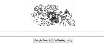 A part of the John Lennon Google doodle animation