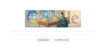 The Marie Curie Google doodle