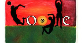 The "I love football" Google 4 Doodle winner