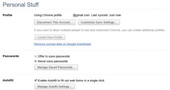 Multiple profile support in Google Chrome 13 and Chromium 13