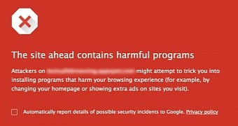 New warning in Chrome for dangerous websites