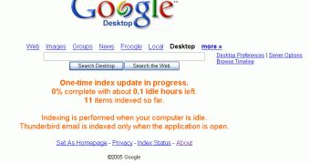 Google Desktop for Windows