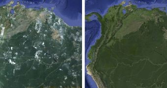 The Amazon basin, before and after